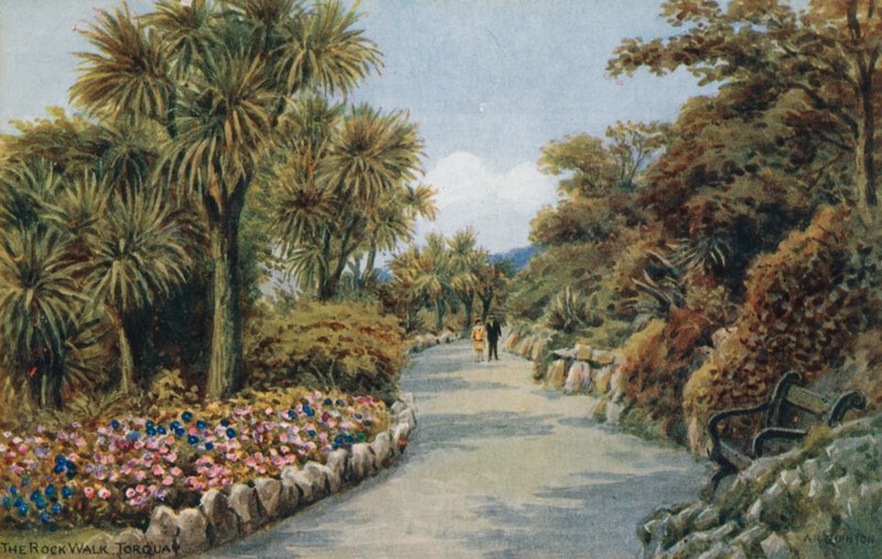 The Rock Walk, Torquay av Alfred Robert Quinton