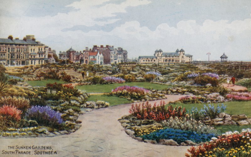 The Sunken Gardens, South Parade, Southsea av Alfred Robert Quinton
