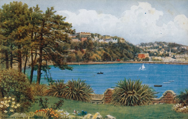 Torquay, fra Gf and Hotel av Alfred Robert Quinton