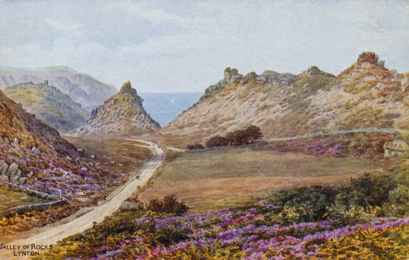 Valley of Rocks, Lynton av Alfred Robert Quinton