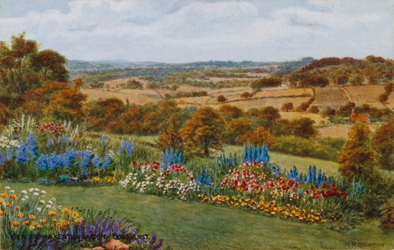 Utsikt fra en Kentism Garden, Goudhurst av Alfred Robert Quinton