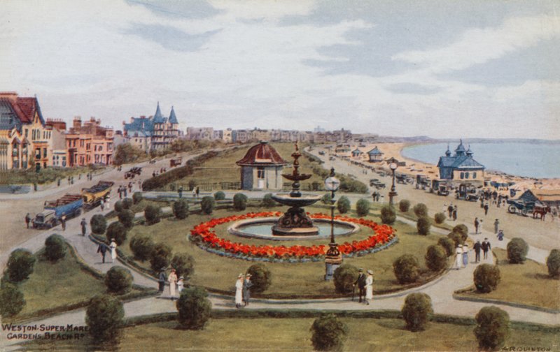 Weston-Super-Mare, Gardens, Beach R av Alfred Robert Quinton