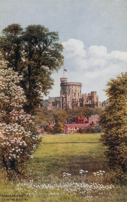 Windsor Castle, fra Brocas av Alfred Robert Quinton