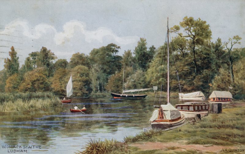 Womack Staithe, Ludham av Alfred Robert Quinton
