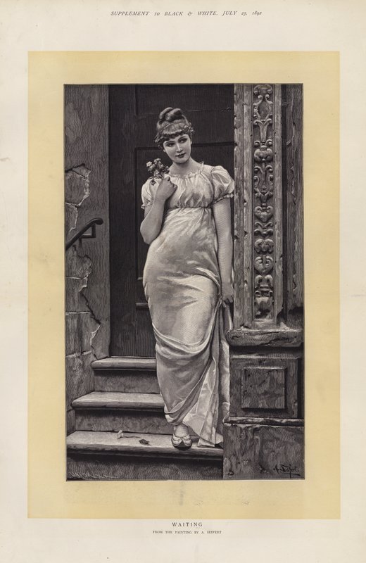 Venter (litho) av Alfred Seifert