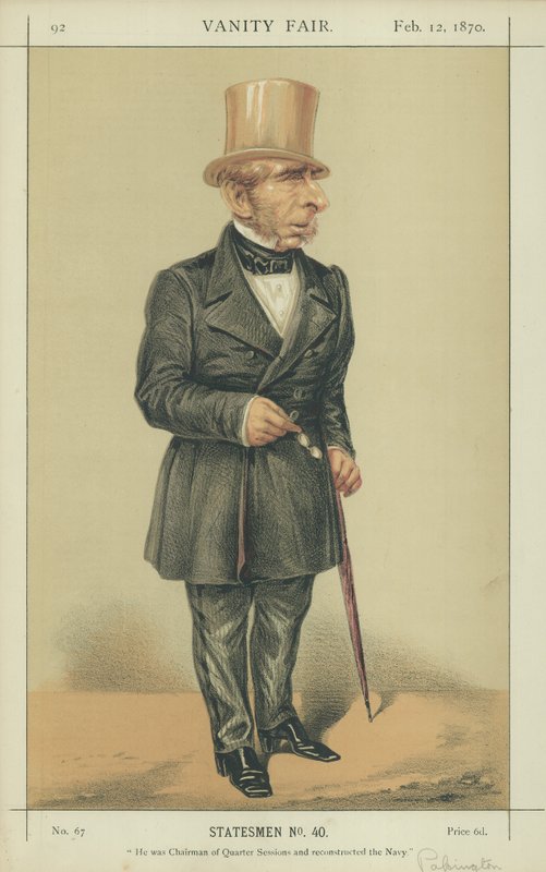 Sir John Pakington av Alfred Thompson