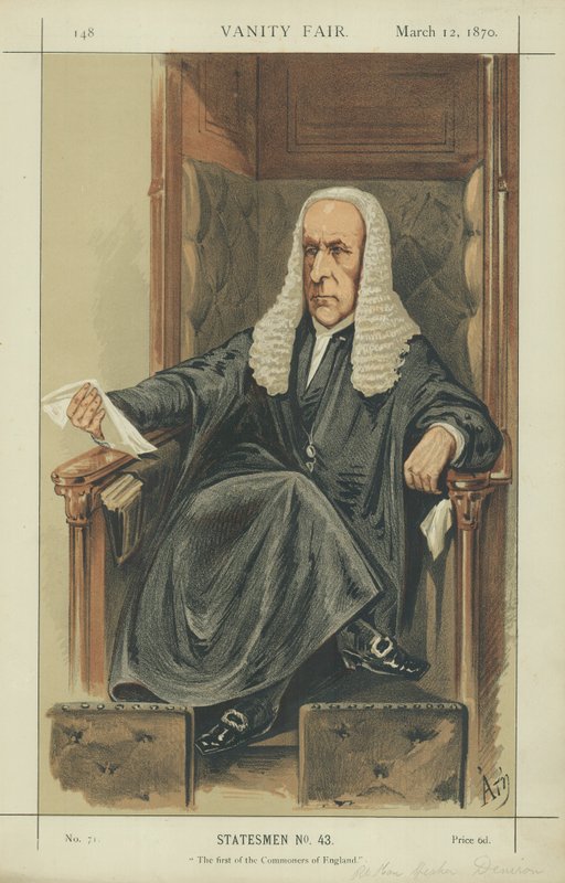 Speakeren (Mr Speaker Denison) av Alfred Thompson