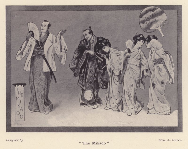 "The Mikado" (litho) av Alice Havers