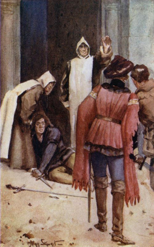 Sanctuary (farge litho) av Allan (after) Stewart