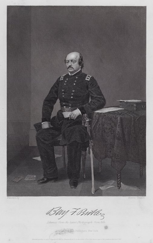 Benjamin F Butler (gravering) av Alonzo (after) Chappel