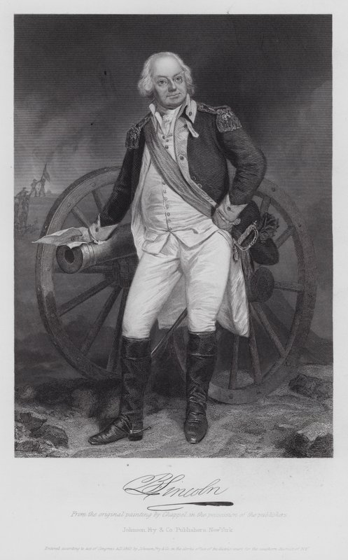 Benjamin Lincoln (gravering) av Alonzo (after) Chappel