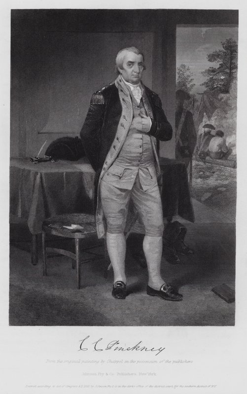 Charles Cotesworth Pinckney (gravering) av Alonzo (after) Chappel