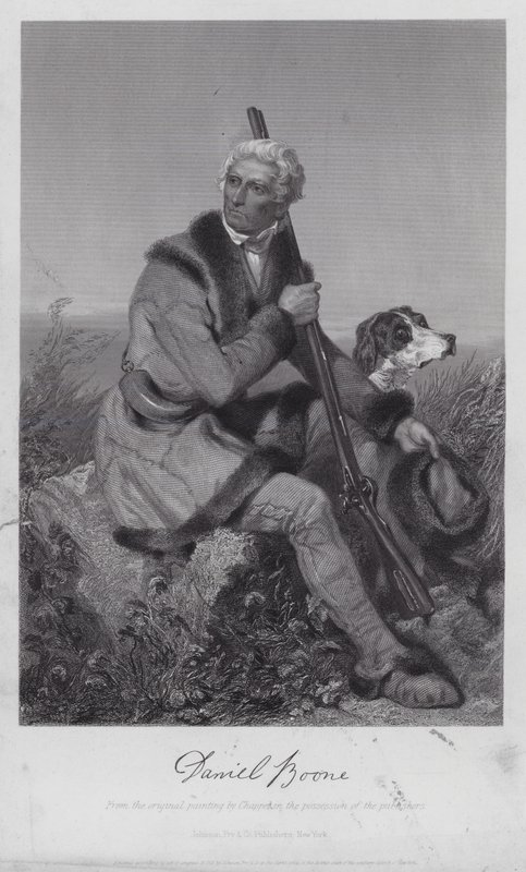 Daniel Boone (gravering) av Alonzo (after) Chappel