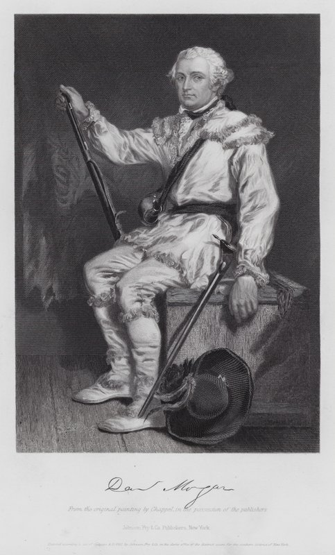 Daniel Morgan (gravering) av Alonzo (after) Chappel