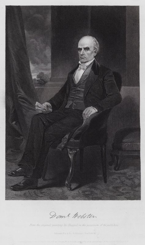 Daniel Webster (gravering) av Alonzo (after) Chappel