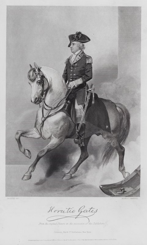 Horatio Gates (gravering) av Alonzo (after) Chappel