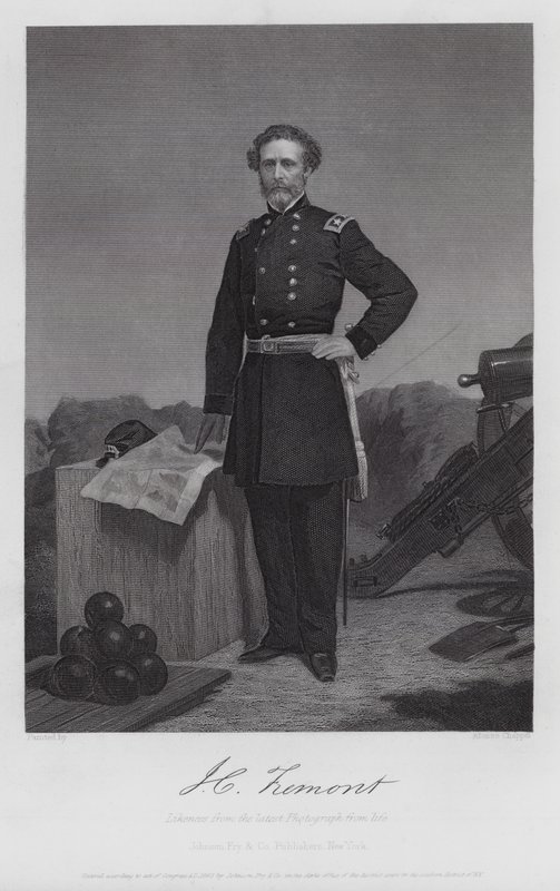 John Charles Fremont (gravering) av Alonzo (after) Chappel