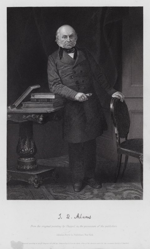 John Quincy Adams (gravering) av Alonzo (after) Chappel