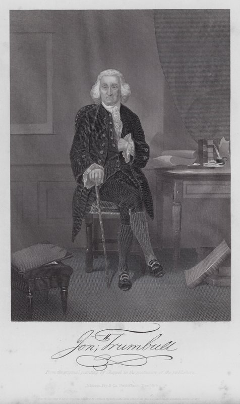 Jonathan Trumbull (gravering) av Alonzo (after) Chappel