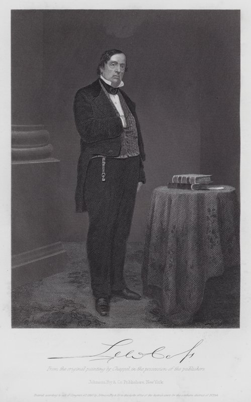 Lewis Cass (gravering) av Alonzo (after) Chappel