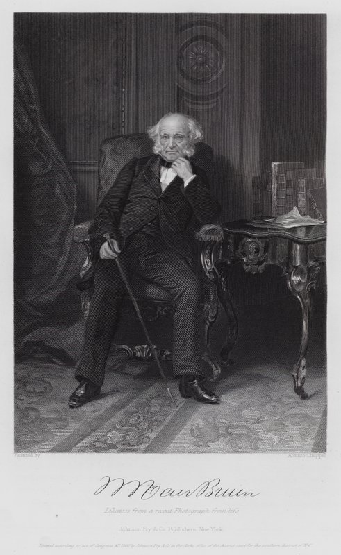 Martin Van Buren (gravering) av Alonzo (after) Chappel