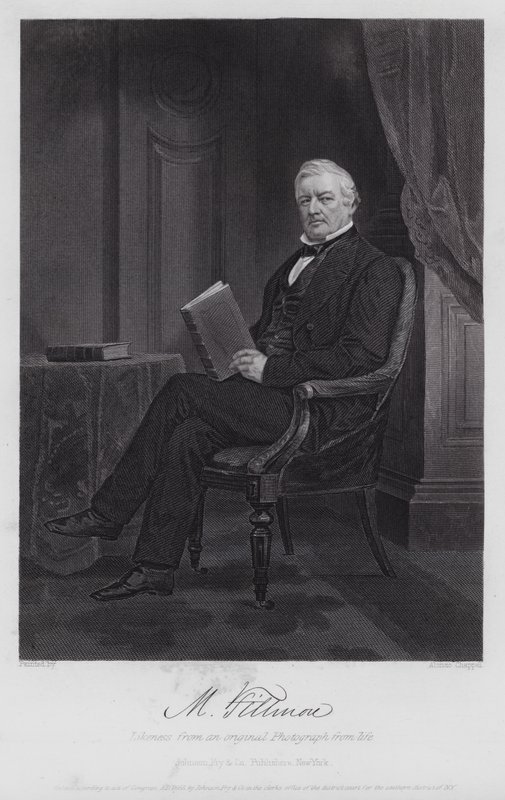 Millard Fillmore (gravering) av Alonzo (after) Chappel