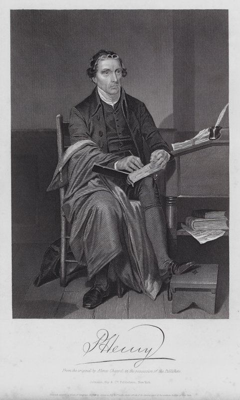 Patrick Henry (gravering) av Alonzo (after) Chappel