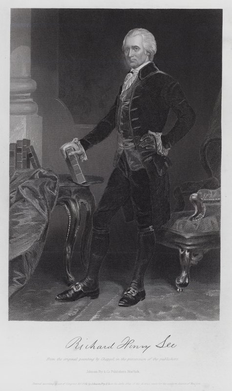 Richard Henry Lee (gravering) av Alonzo (after) Chappel