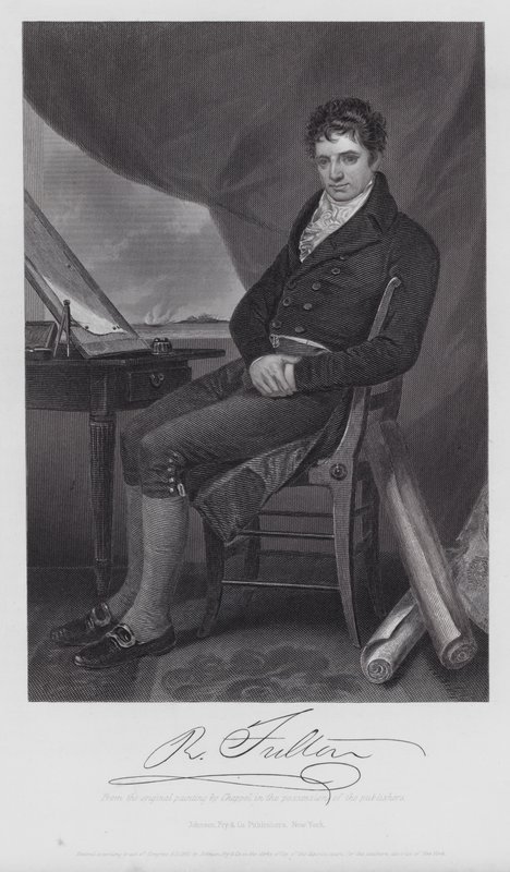 Robert Fulton (gravering) av Alonzo (after) Chappel