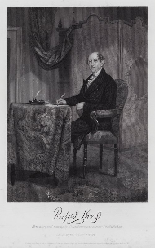 Rufus King (gravering) av Alonzo (after) Chappel