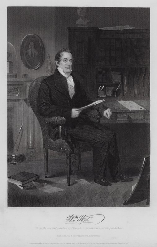 William Wirt (gravering) av Alonzo (after) Chappel