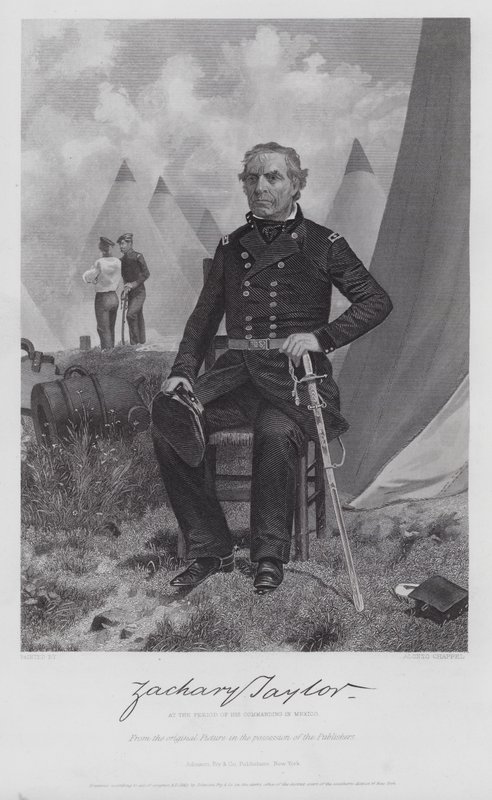 Zachary Taylor (gravering) av Alonzo (after) Chappel