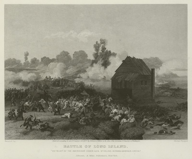 Slaget ved Long Island, 1776 av Alonzo Chappel