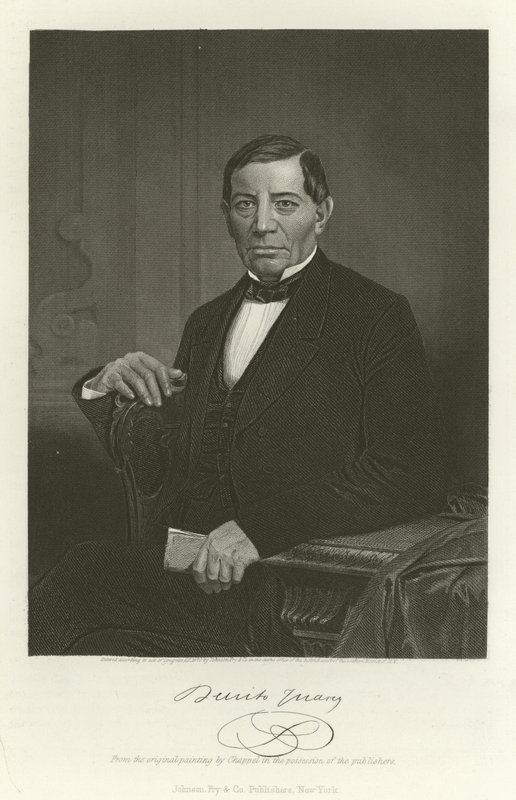 Benito Juarez av Alonzo Chappel