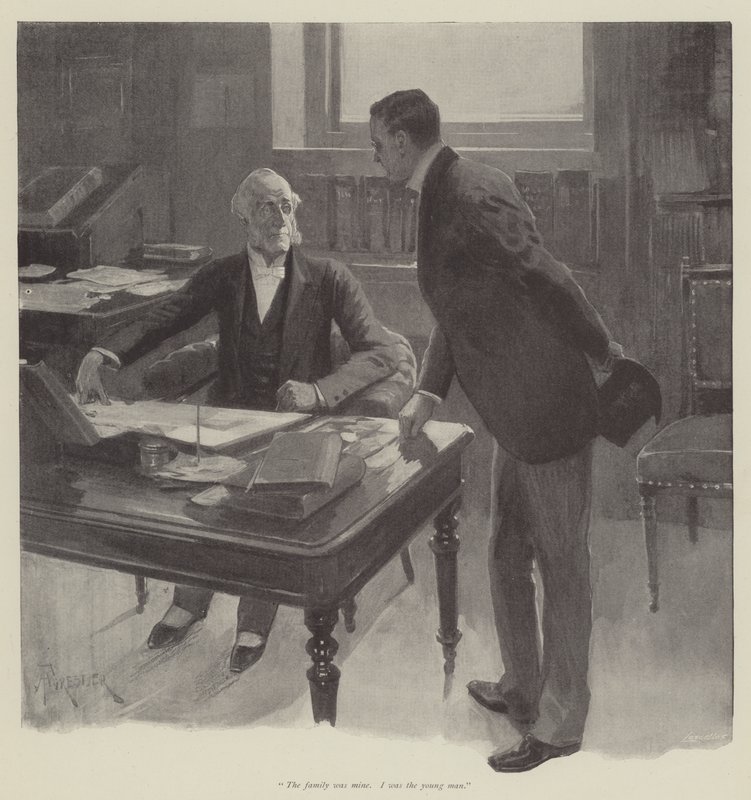 The Five Years' Tryst, av Walter Besant av Amedee Forestier