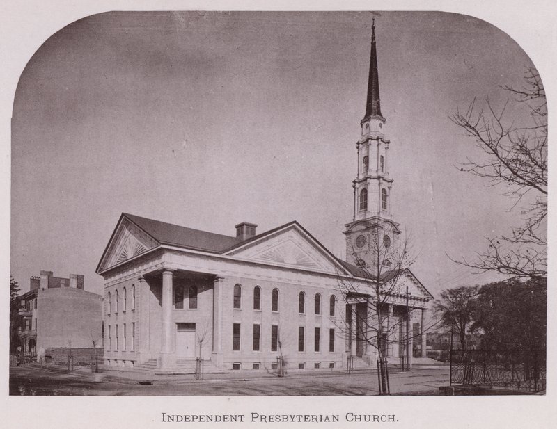 Independent Presbyterian Church (s/hvitt bilde) av American Photographer (after)