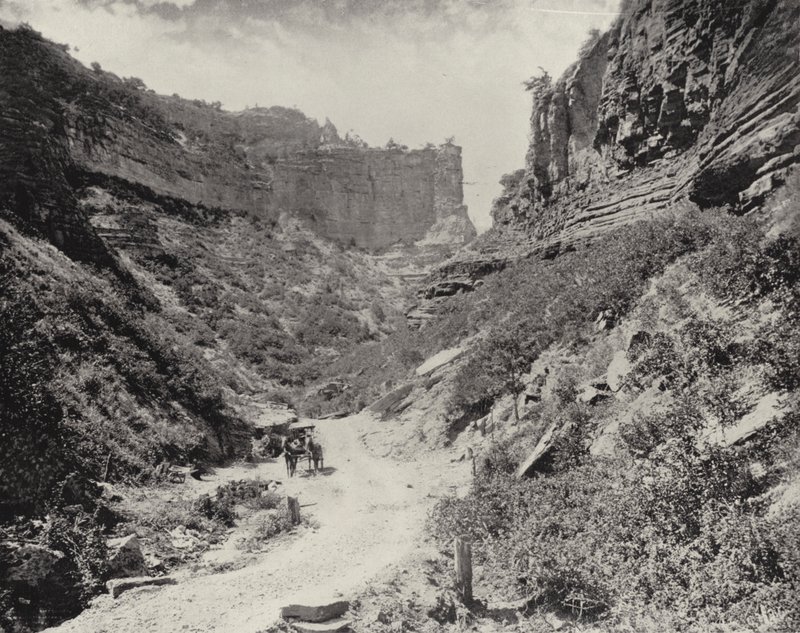 Williams' Canyon (s/hvitt bilde) av American Photographer (after)