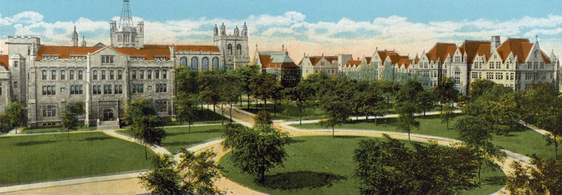Campus, University of Chicago (farget bilde) av American Photographer