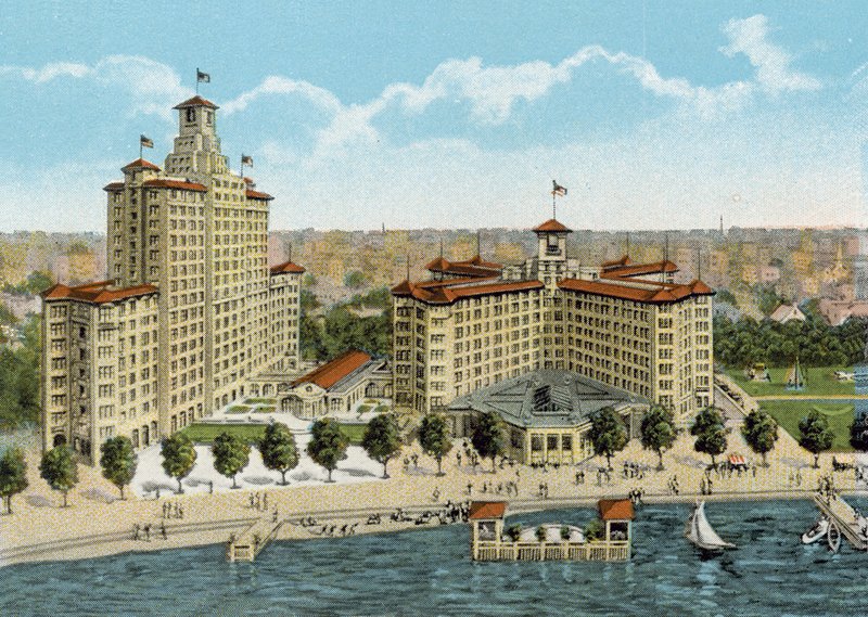 Edgewater Beach Hotel (farget bilde) av American Photographer