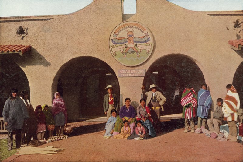 Indian Building, Albuquerque, New Mexico (farget bilde) av American Photographer