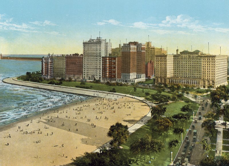 Lake Shore Drive (farget bilde) av American Photographer