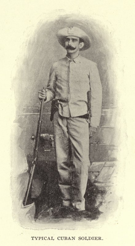 Typisk cubansk soldat av American Photographer