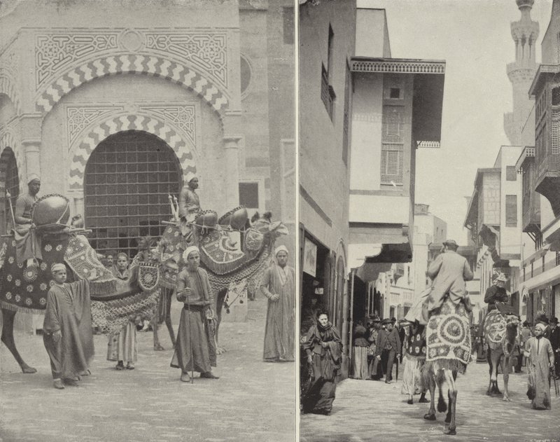 Typiske scener i Cairo Street av American Photographer
