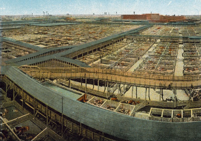 Union Stock Yards (farget bilde) av American Photographer