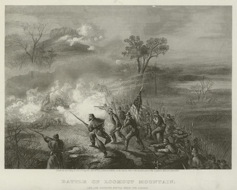 Slaget ved Lookout Mountain, 1863 av American School