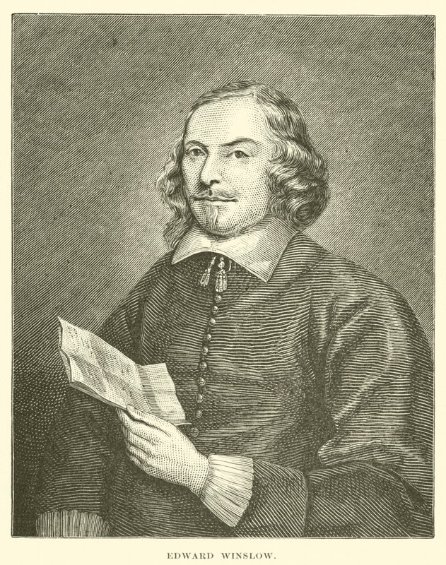 Edward Winslow (gravering) av American School