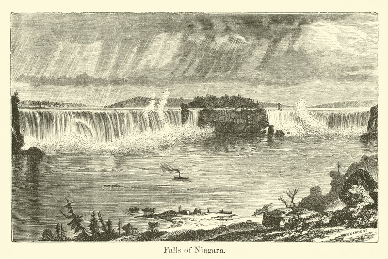 Falls of Niagara av American School