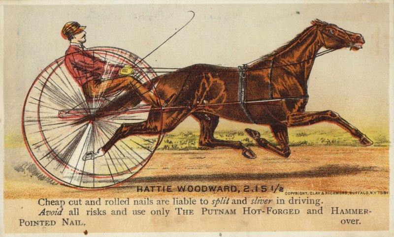 Gentleman hestekjøring veldig fort. av American School