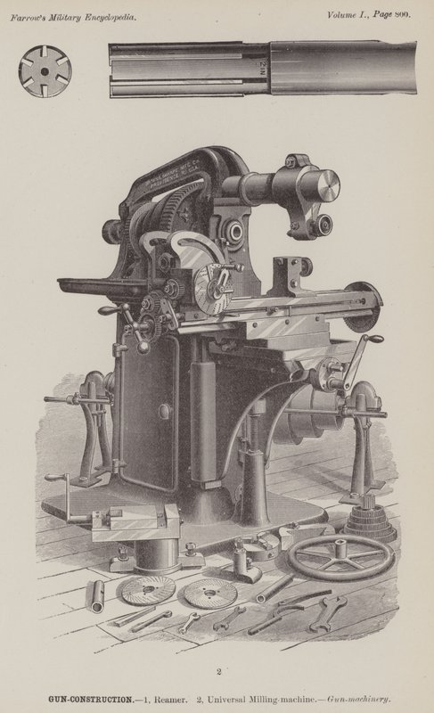 Gun-Construction (gravering) av American School