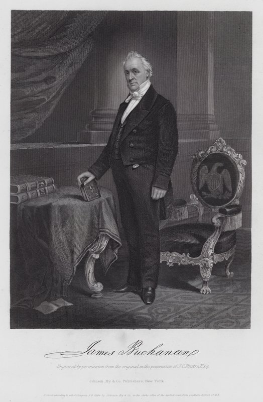 James Buchanan (gravering) av American School